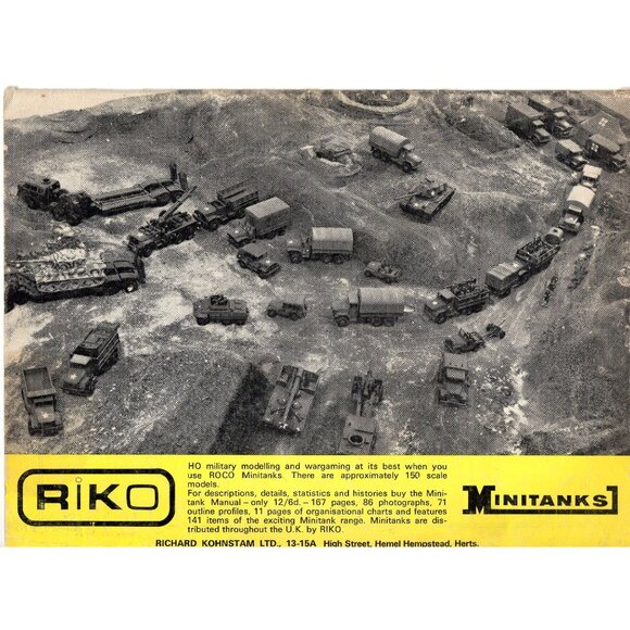 Military Modelling Hobby Magazine Issue Number ONE, Jan. 1971, Complete Original - Picture 5 of 5